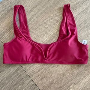 *!!NEVER WORN!!* Maroon bikini top from SHEIN.